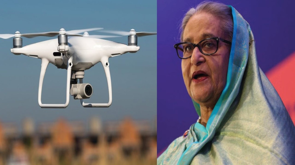 ড্রোন দিয়ে ছবি তুলে বোমা ফেলার নির্দেশ হাসিনার