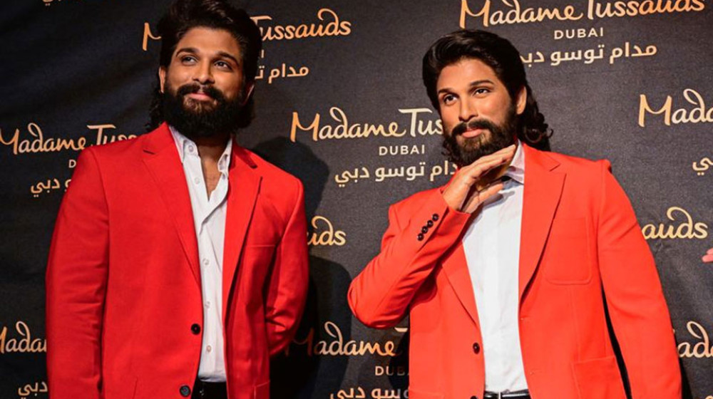 মাদাম তুসোতে মোমের মূর্তি, আপ্লুত আল্লু অর্জুন