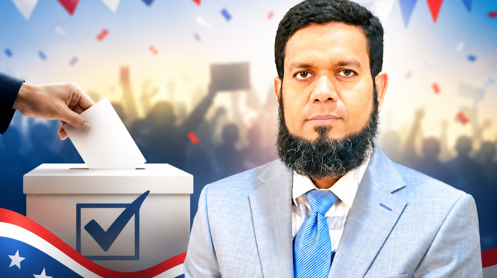 Philadelphia-এ ডেমোক্র্যাটিক কমিটি পার্সন নির্বাচিত হওয়ায় মোহাম্মদ জাহেদ চৌধুরীর কৃতজ্ঞতা প্রকাশ