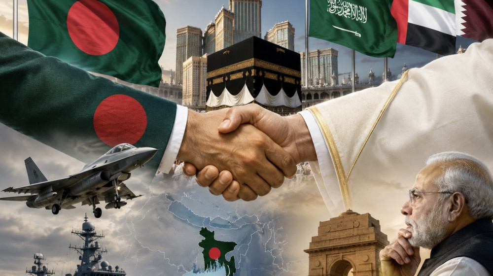 মক্কা প্রতিরক্ষা চুক্তিতে বাংলাদেশের সম্ভাব্য যোগদান, দিল্লির নজর এখন ঢাকার দিকে