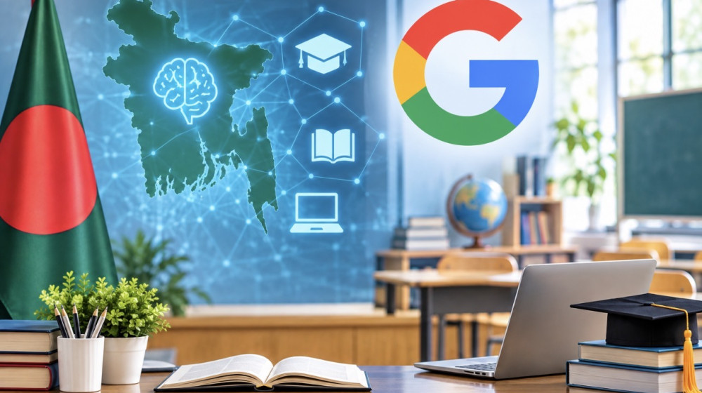 শিক্ষাব্যবস্থায় AI ব্যবহারে গুগলের সহযোগিতা চাইল বাংলাদেশ