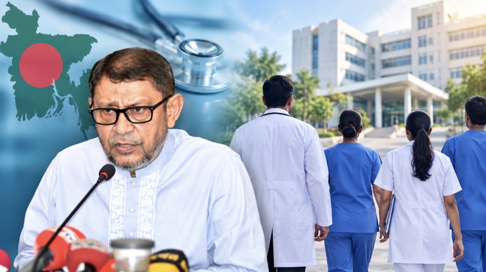 স্বাস্থ্য খাতে বড় নিয়োগ শুরু, তিন মাসে ৭,৫০০ চিকিৎসক ও ৫,০০০ নার্স নিয়োগের পরিকল্পনা
