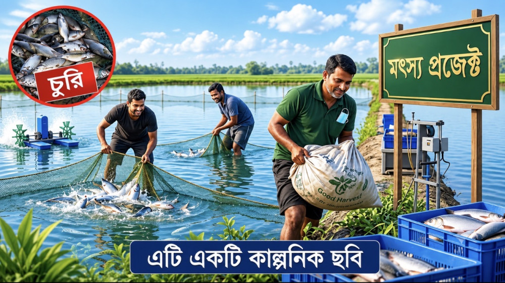 কোম্পানীগঞ্জে মৎস্য প্রজেক্ট থেকে ২০ মণ মাছ চুরির অভিযোগ