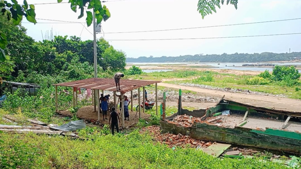 দুর্গাপুরে মাদকের আখড়ায় পরিণত হওয়া ৭ অবৈধ স্থাপনা উচ্ছেদ
