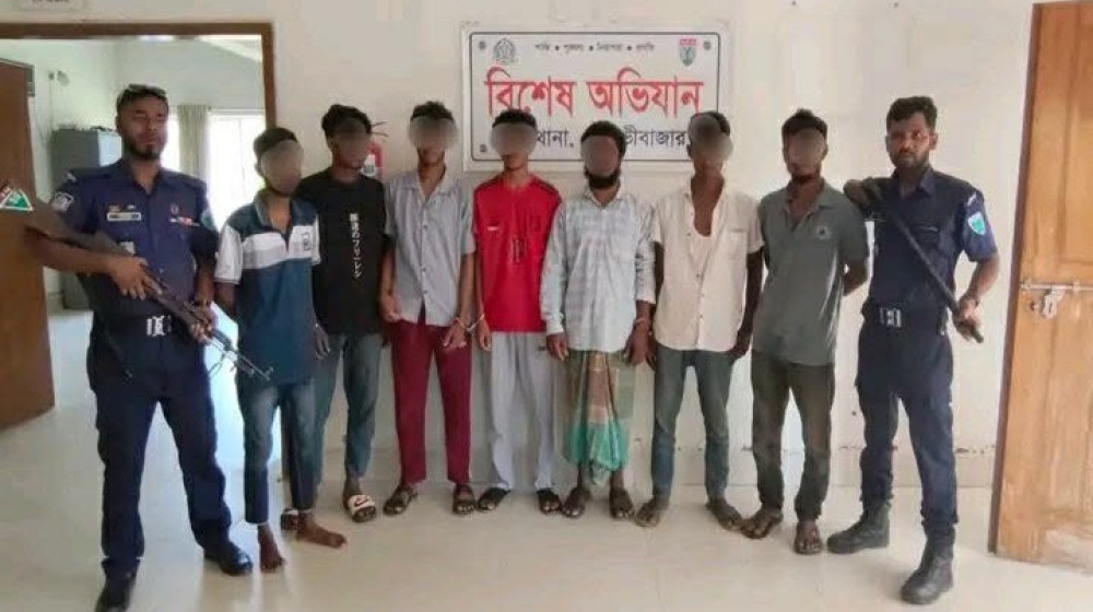 সাজাপ্রাপ্ত আসামিসহ ৭ পরোয়ানাভুক্ত আসামি গ্রেপ্তার