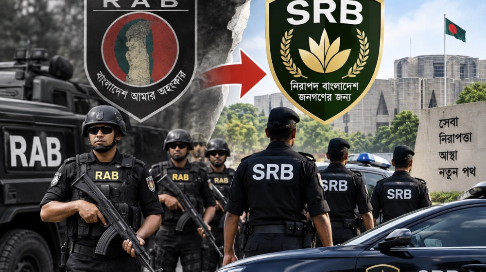 র‍্যাব বিলুপ্ত, নতুন নামে এসআরবির যাত্রা