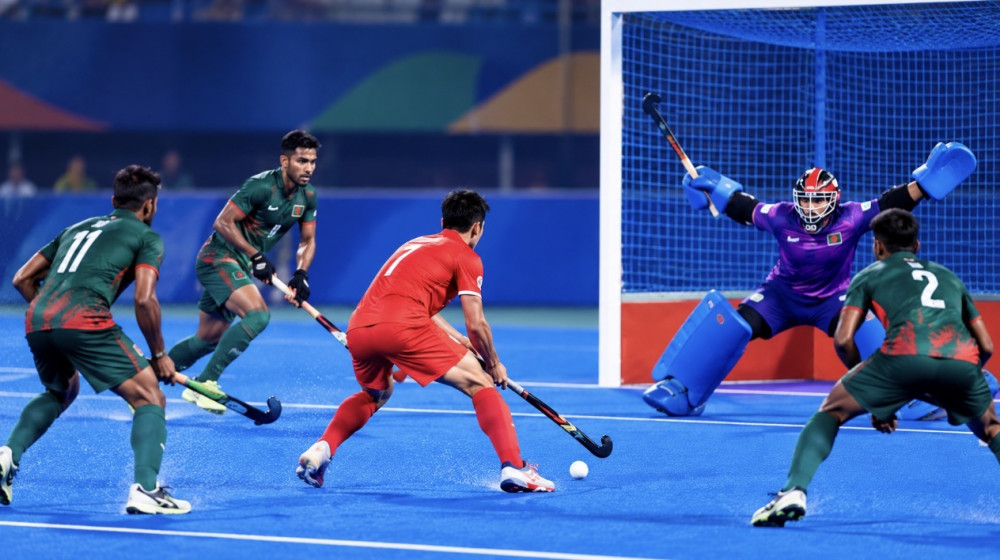 এশিয়ান গেমসে হকির শুরুতেই বাংলাদেশের ৫–০ গোলের হার, সামনে জাপান