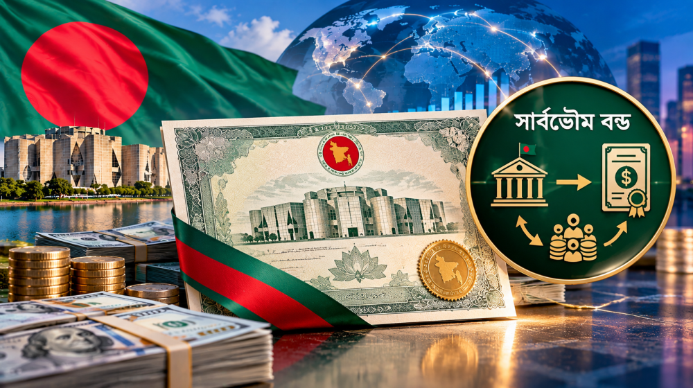 বাংলাদেশ প্রথমবারের মতো এক বিলিয়ন ডলার পর্যন্ত সার্বভৌম বন্ড ছাড়ার পরিকল্পনায়