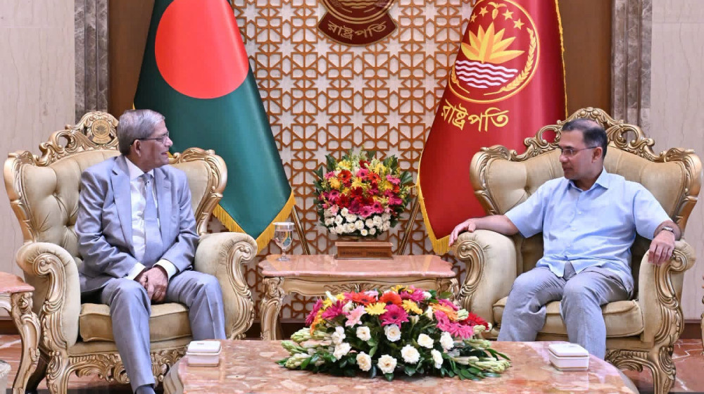 রাষ্ট্রপতি মির্জা ফখরুলের সঙ্গে প্রধানমন্ত্রীর প্রথম সাক্ষাৎ, জাতিসংঘ সফর নিয়ে আলোচনা