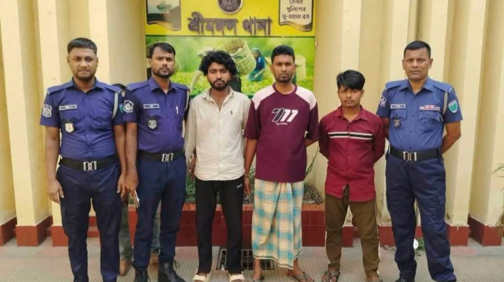 শ্রীমঙ্গলে স্কুল ছাত্রীকে অপহরণ করে রাতভর দলবদ্ধ ধর্ষণের অভিযোগ, গ্রেপ্তার-৩