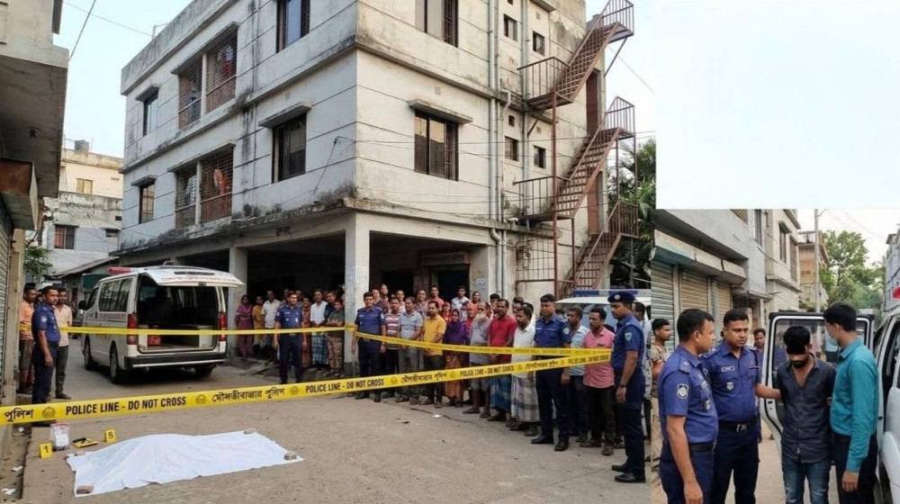 মৌলভীবাজারে চারতলা ভবন থেকে নিচে পড়ে নারীর মৃত্যু