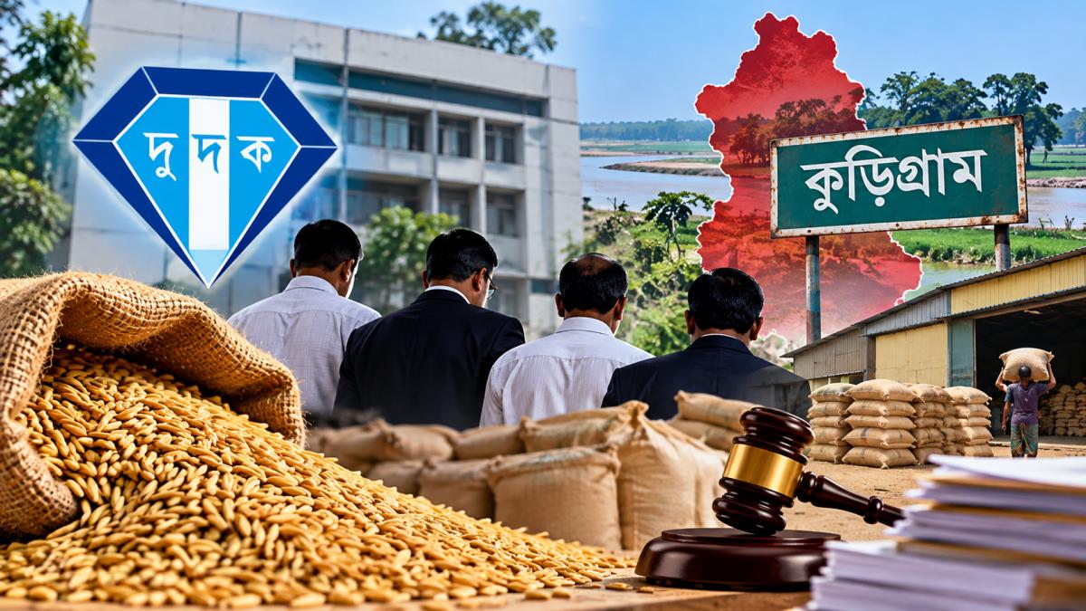 কুড়িগ্রামে খাদ্যশস্য আত্মসাতের অভিযোগে ৪ কর্মকর্তার বিরুদ্ধে   মামলা করেছে দুর্নীতি দমন কমিশন (দুদক)।