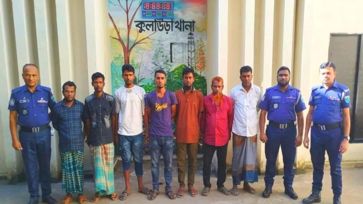 কুলাউড়ায় ডাকাতির ঘটনায় ২ জনসহ গ্রেপ্তার-৭