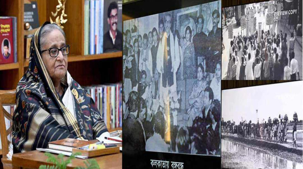 ‘কলকাতায় মুজিব’-এর খসড়া কপি দেখলেন প্রধানমন্ত্রী