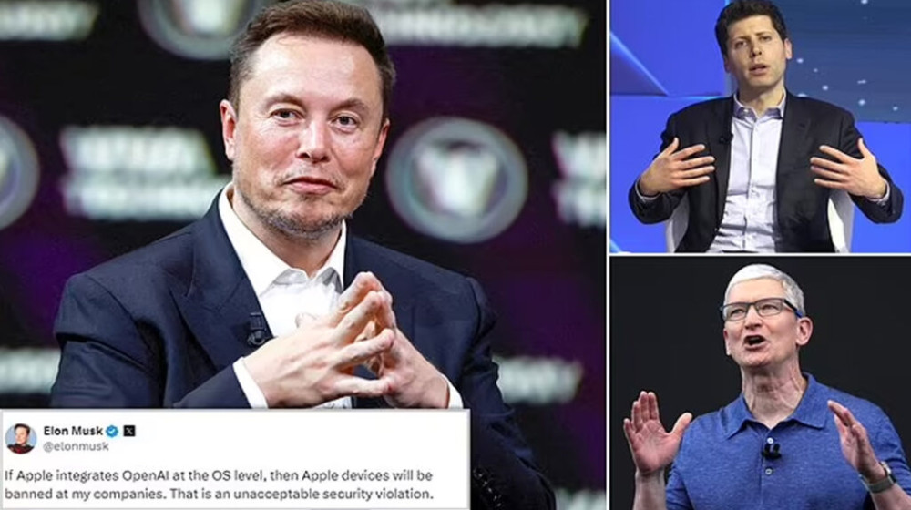 নিজ কোম্পানিগুলোতে অ্যাপলকে নিষিদ্ধ করার হুমকি দিলেন মাস্ক নিজ কোম্পানিগুলোতে অ্যাপলকে নিষিদ্ধ করার হুমকি দিলেন মাস্ক