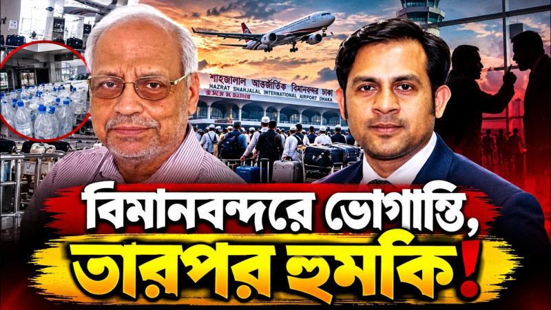 বিমানবন্দরে ভোগান্তি, তারপর হুমকি! #Md_Nazmul_Hasan_Babu #NewYorkVoiceBangla